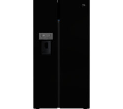 BEKO ASGP342B American-Style Fridge Freezer - Black
